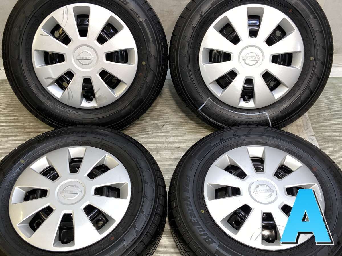 145/80R12 80/78LT ヨコハマ ブルーアースVAN RY55 日産純正 12x4.0 
