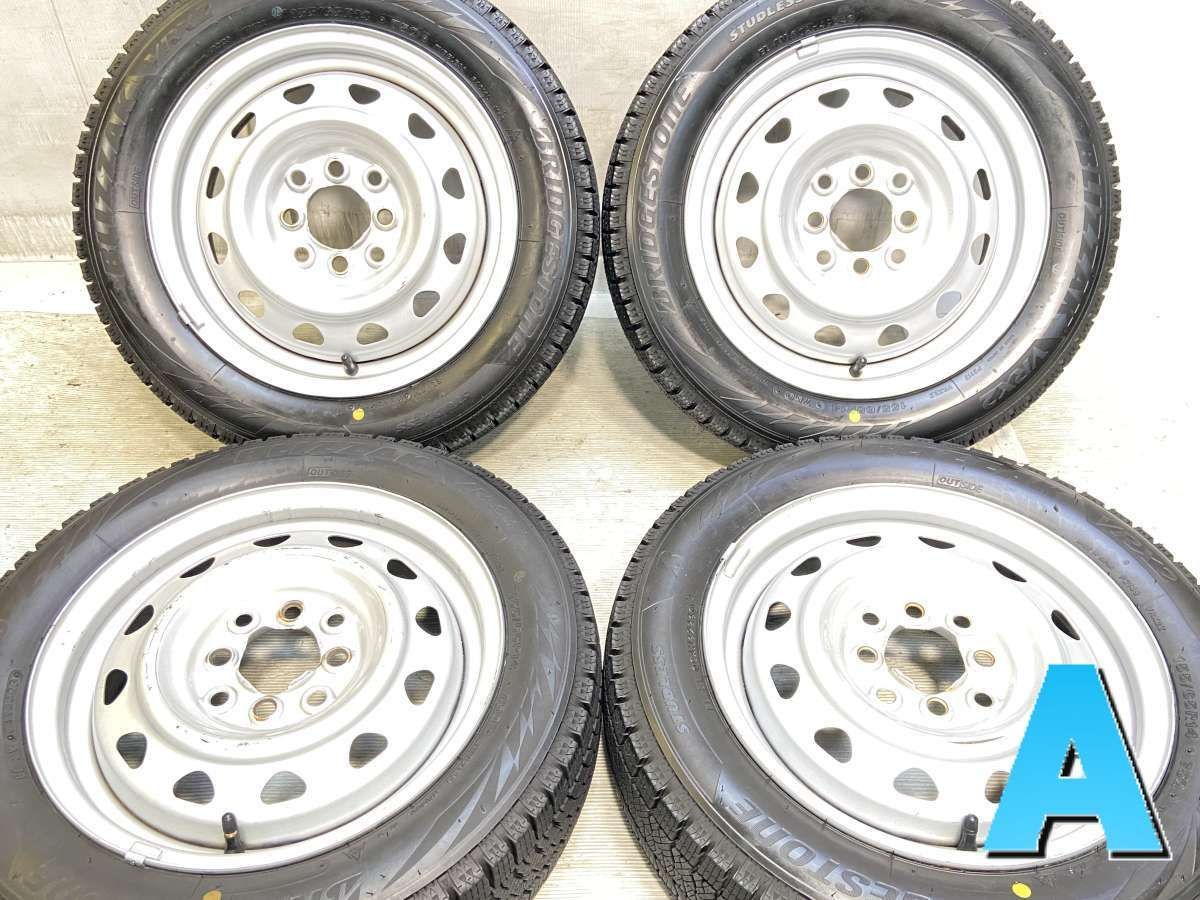 155/65R14 ブリヂストン ブリザック VRX2 　 MN 14x4.5 100/114.3-4穴 中古タイヤ スタッドレスタイヤ ホイールセット 4本セット w14260412064