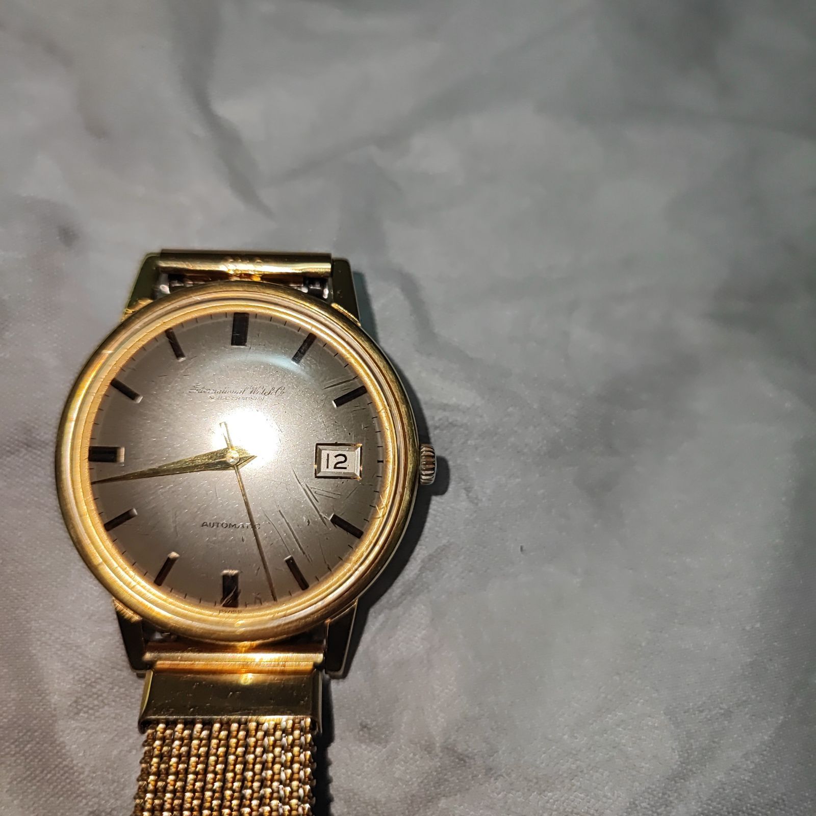 IWC シャフハウゼン デイデイト 自動巻き ゴールド GP - Mercari