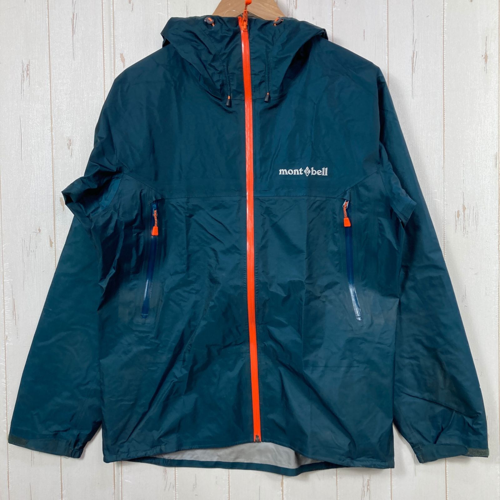 ✉️Men's M ネイビー系 Montbell ( モンベル ) ストーム クルーザー ジャケット Storm Cruiser Jacket ゴアテックス ナイロン ウェア トップス アウター ジャケット レインシェル z00058602