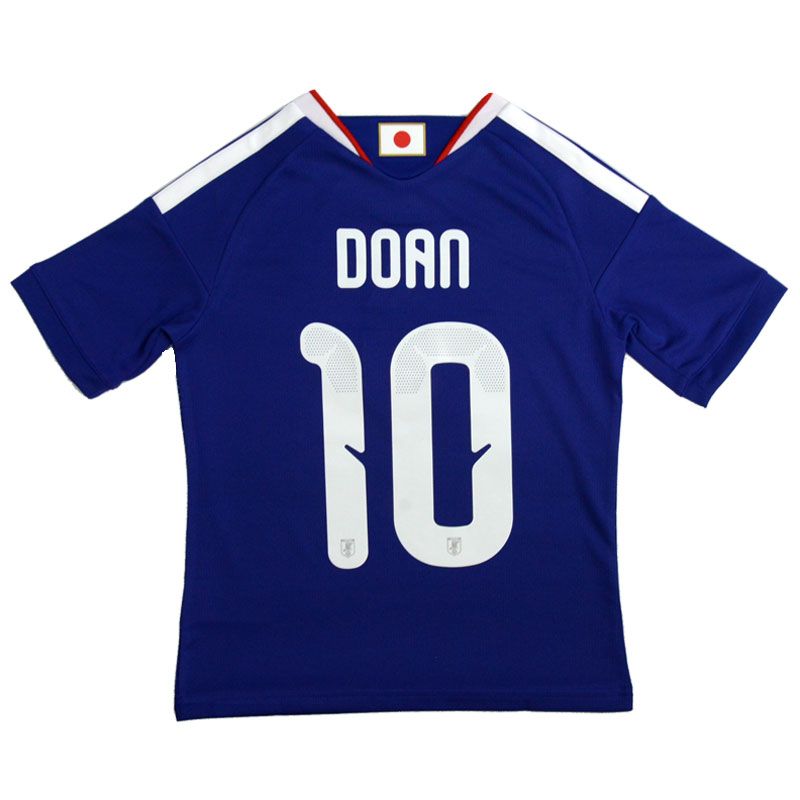 キッズ アディダス サッカー日本代表 2026 ホーム レプリカ ユニフォーム 背番号10 堂安律 ジュニアJAPAN 26SS(UV719-JZ9688)、堂安律(10)