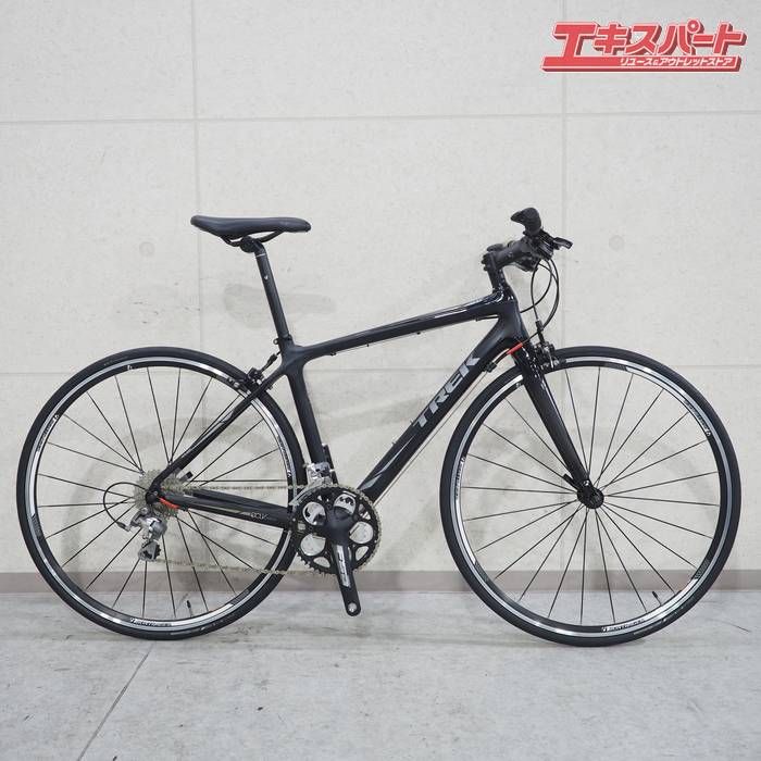 Trek ブラック ロードバイク Tiagra TREK 7.7FX Tiagra 4600 2×10s 2014 トレック フラットバーロード 戸塚