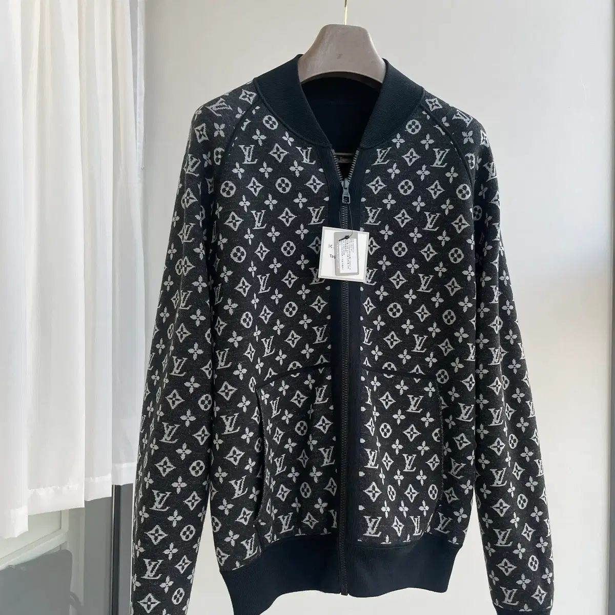 (xl) ルイヴィトン モノグラム リバーシブル ジップアップ