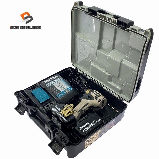☆比較的綺麗☆ makita マキタ 18V 充電式インパクトドライバ TD173DGXPG プレミアムグレージュ LXT20周年記念カラー フルセット128573