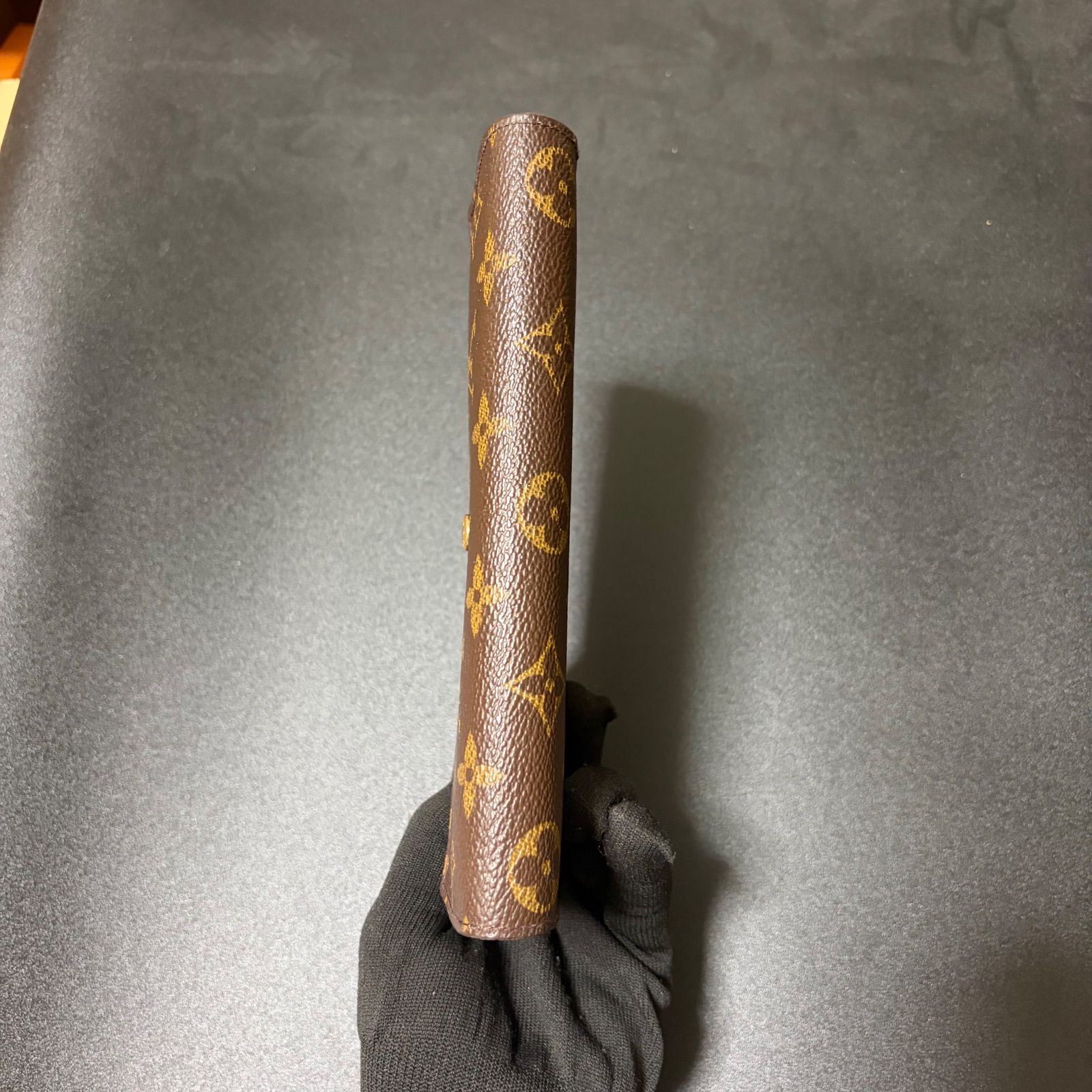 d61 ポルト トレゾール　ポルトフォイユ インターナショナル　旧型　ルイ ヴィトン Louis Vuitton　3つ 三つ 折り　フラップ ボタン 式　長 財布　ロング ウォレット　モノグラム