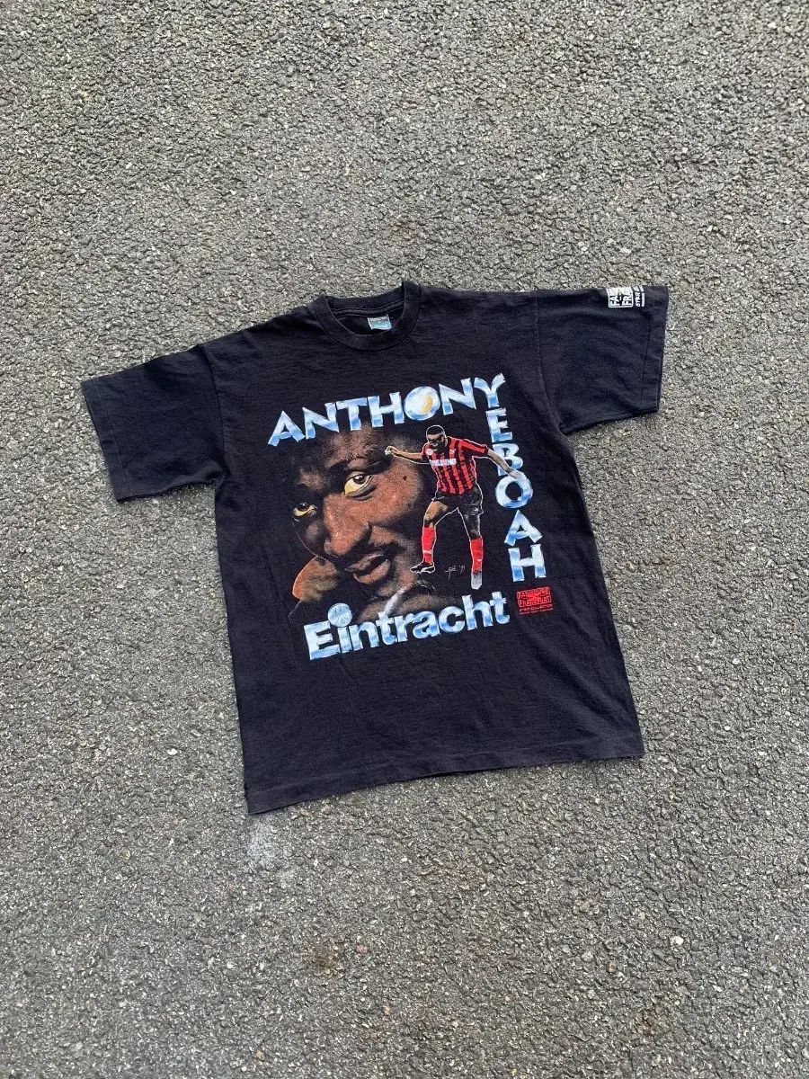 90's Anthony Yeboah プリンティング 半袖 L