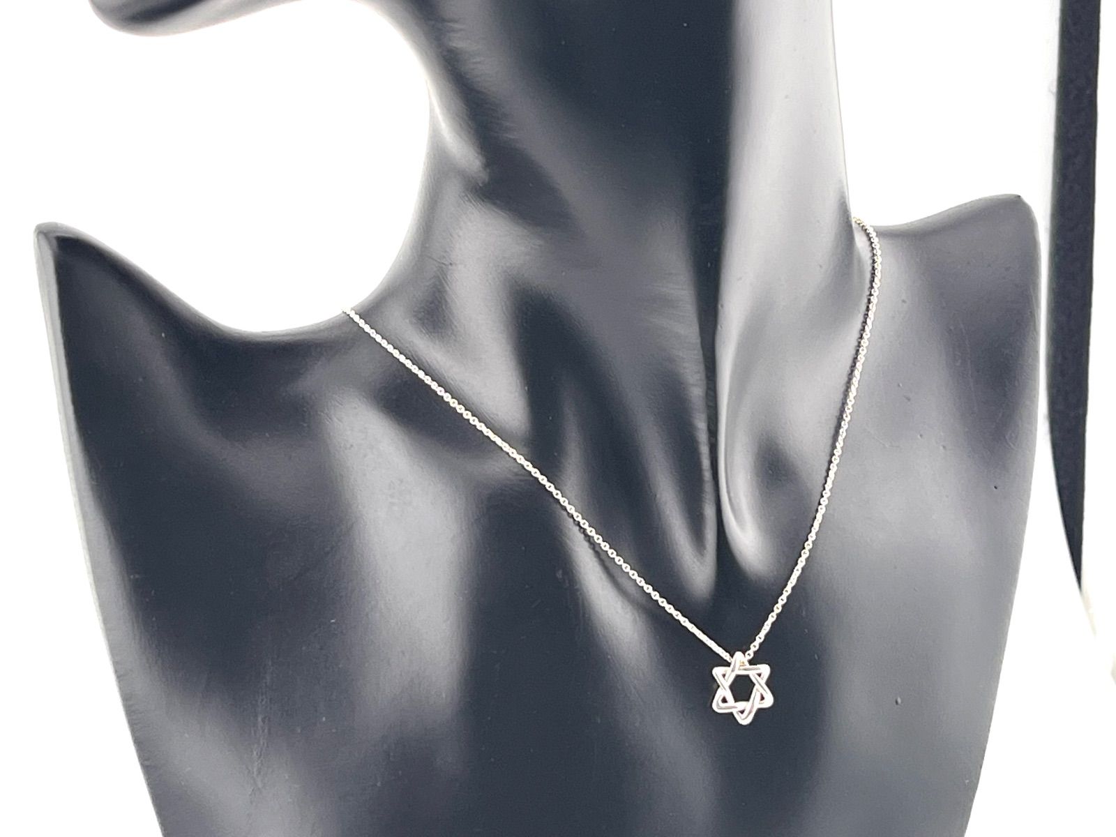 d053 ティファニー　スター　オブ　ダビデ　スモール　ネックレス　925 a271 送料無料 美品 Tiffany&Co. ティファニー スター オブ ダビデ