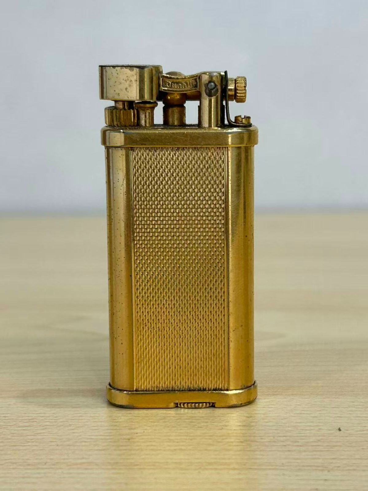 Dunhill ダンヒル ライター ユニーク ハンマーヘッド ゴールド色 動作未確認