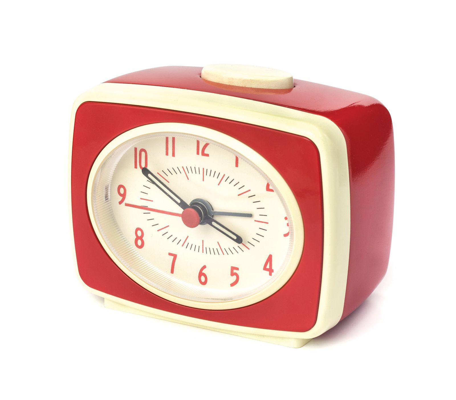 KIKKERLAND Classic Alarm Clock W8.9×D4.4×H7.6cm レッド AC14RD★m 8c33ddd8