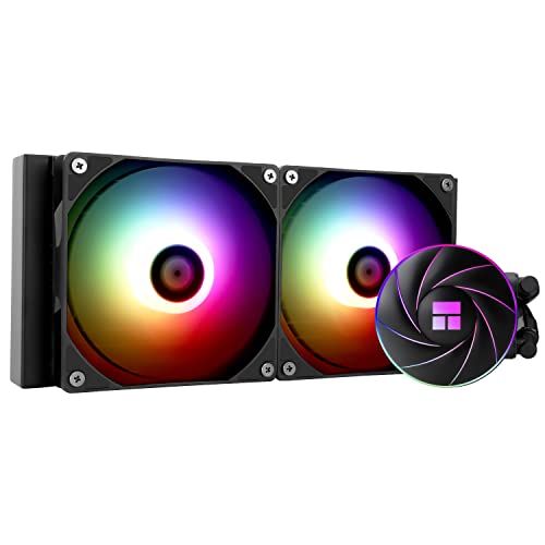 Thermalright AQUA ELITE 240 ARGB 水冷CPUクーラー、240クーラーサイズ、120mm PWMファン×2、S-FDBベアリング、AMD/AM4、INTEL LGA1150/1151/1155/1156/1200 dd965e11