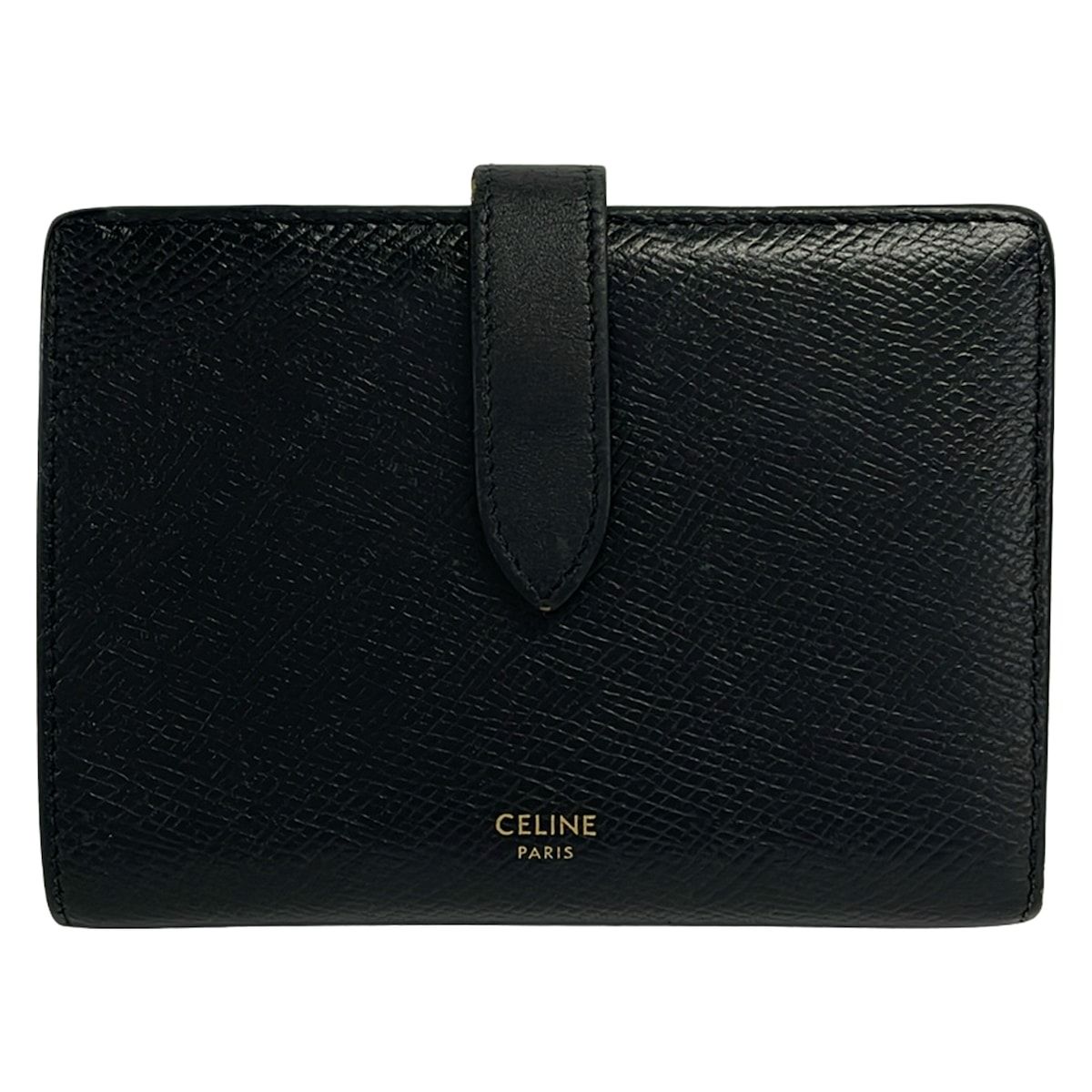 CELINE(セリーヌ) 2つ折り財布 - 黒 レザー