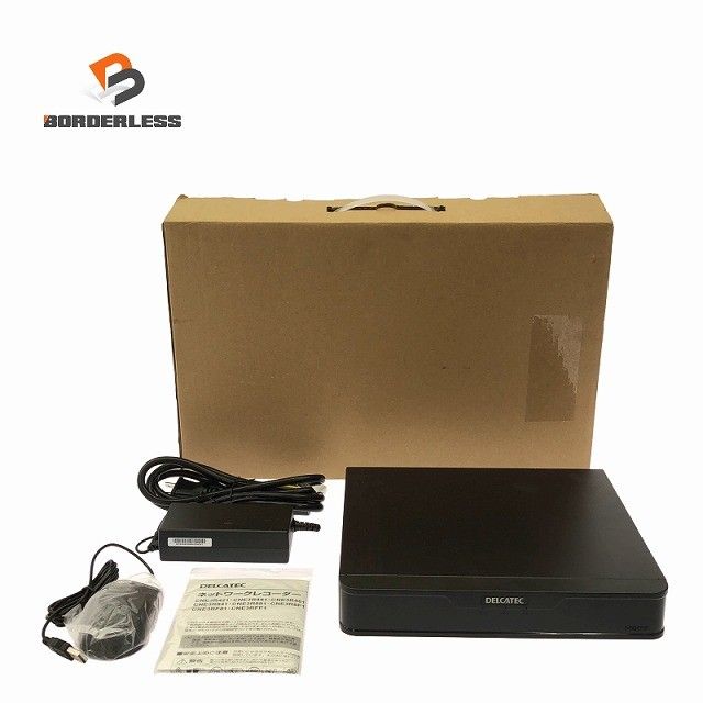 ☆未使用品☆DELCATEC 4ch対応ネットワークレコーダー(2TB) CNE3R421 H.265＋/H.265/H.264コーデック対応 防犯128605