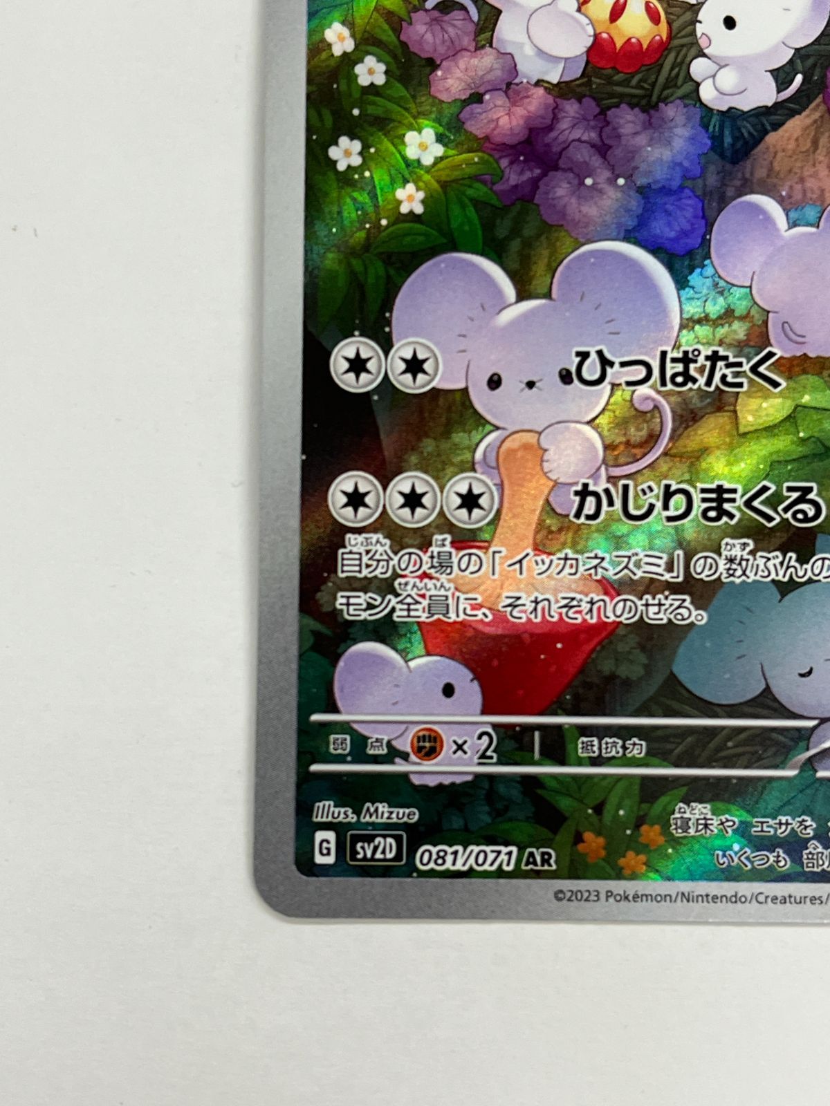 N080[PK]Y4729(ポケモンカード) イッカネズミ 081/071 AR やや傷や汚れ