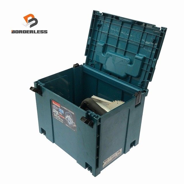 ☆中古品☆makita マキタ 18V 充電式マルノコ HS631D 黒 本体＋ケース付 コードレス 丸のこ 丸ノコ 丸鋸 木工用 切断機128678