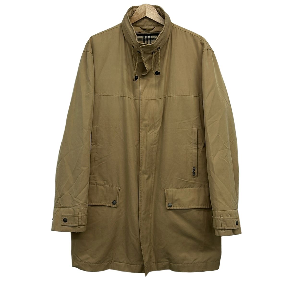 Burberry LONDON(バーバリーロンドン) ブルゾン サイズL レディース - ベージュ 長袖/中綿/冬/秋