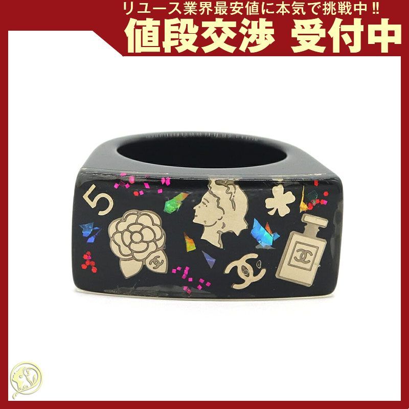 シャネル リング ブラック レジン 06A 中古 指輪 - メルカリ