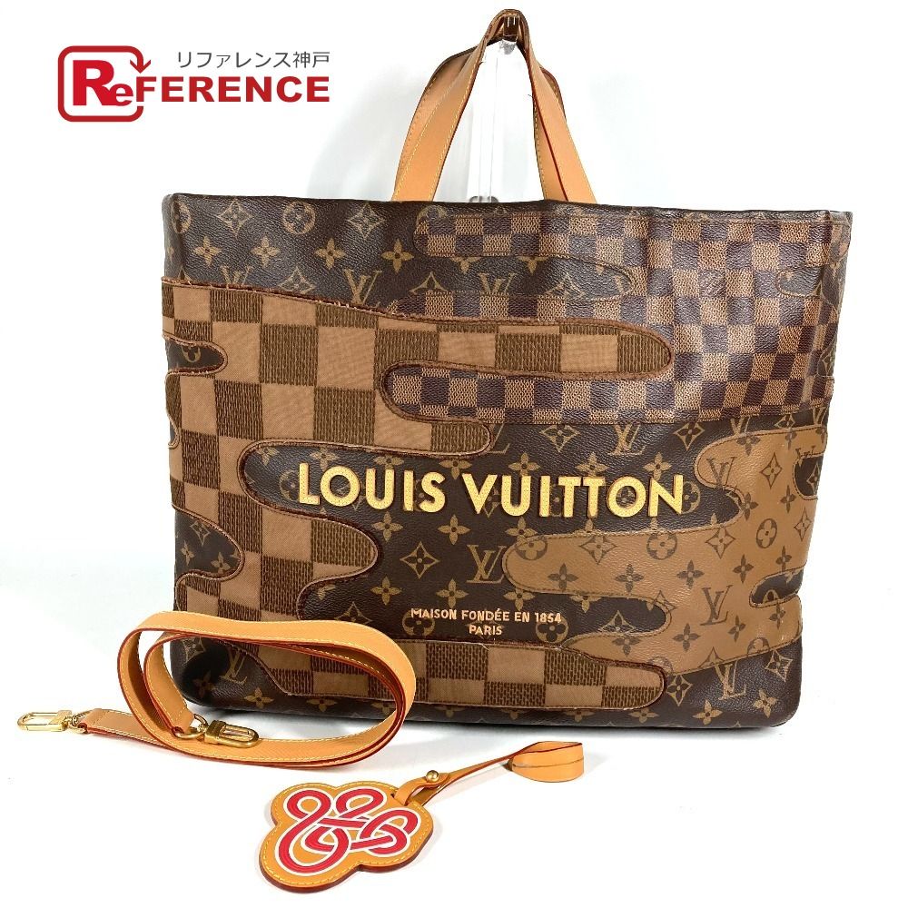 LOUIS VUITTON ルイヴィトン ハンドバッグ ショッパー トート MM M15274 モノグラムキャンバス ブラウン