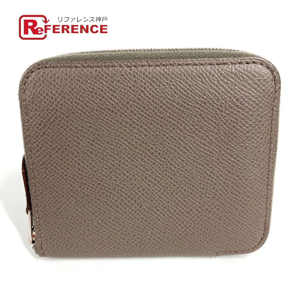 HERMES エルメス コインケース アザップコンパクトシルクイン エプソン エタン グレー 66,990円