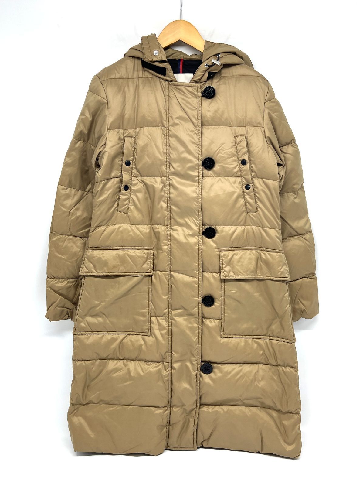 [盛岡77-0094] MONCLER モンクレール MESSINA メッシーナ ロングダウンコート O [中古/100][レディース]
