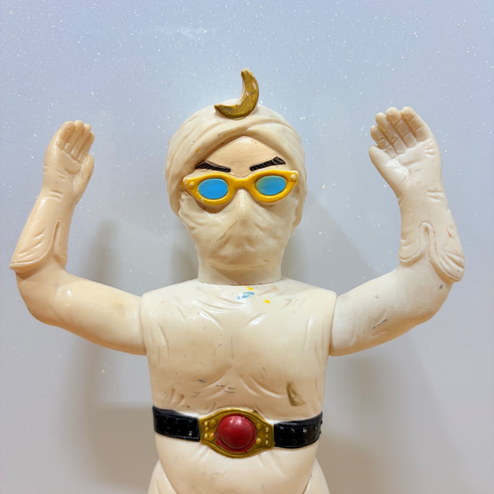 貴重 当時物 月光仮面 ソフビフィギュア 昭和レトロ マスダヤ 宣弘社