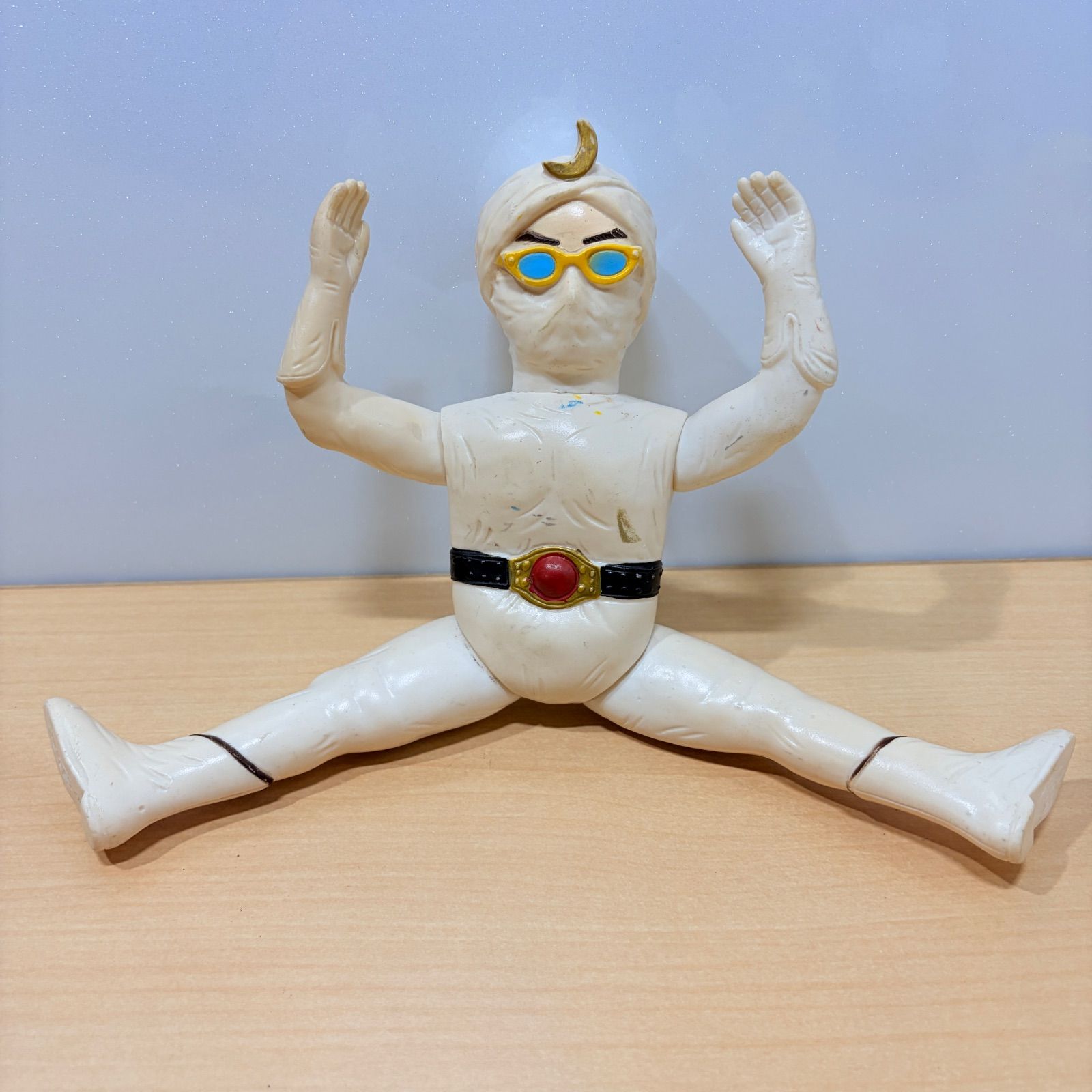 貴重 当時物 月光仮面 ソフビフィギュア 昭和レトロ マスダヤ 宣弘社