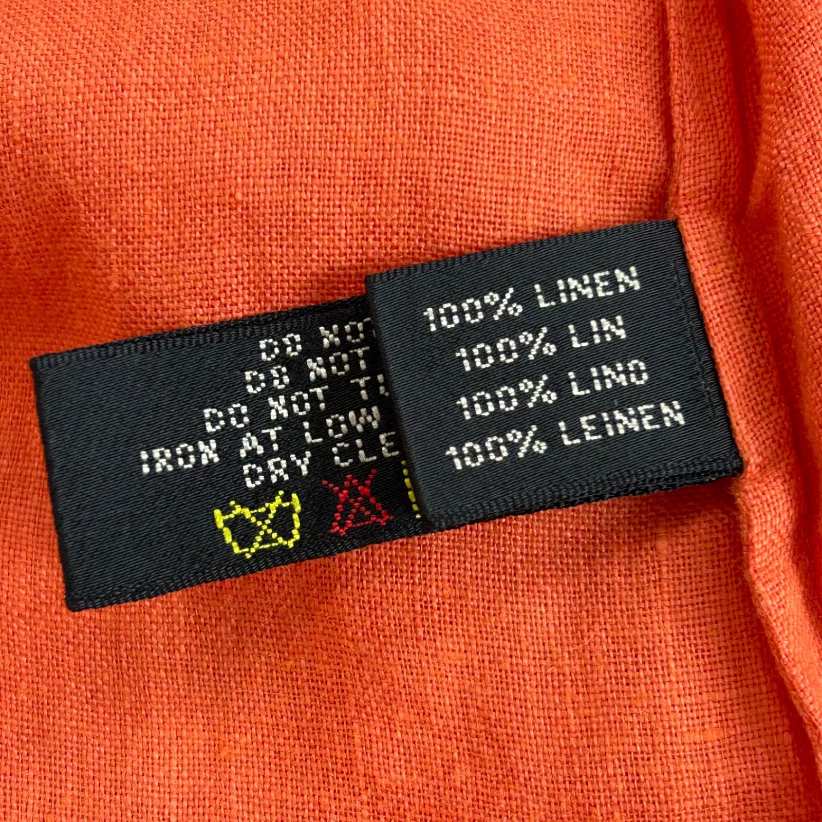 RALPH LAUREN ラルフローレン 長袖シャツ ブラウス リネンシャツ 麻100