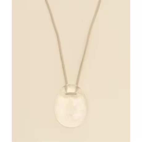 seya. 22ss DROP NECKLACE TRANSPARENT GLASS セヤ2022ssドロップ