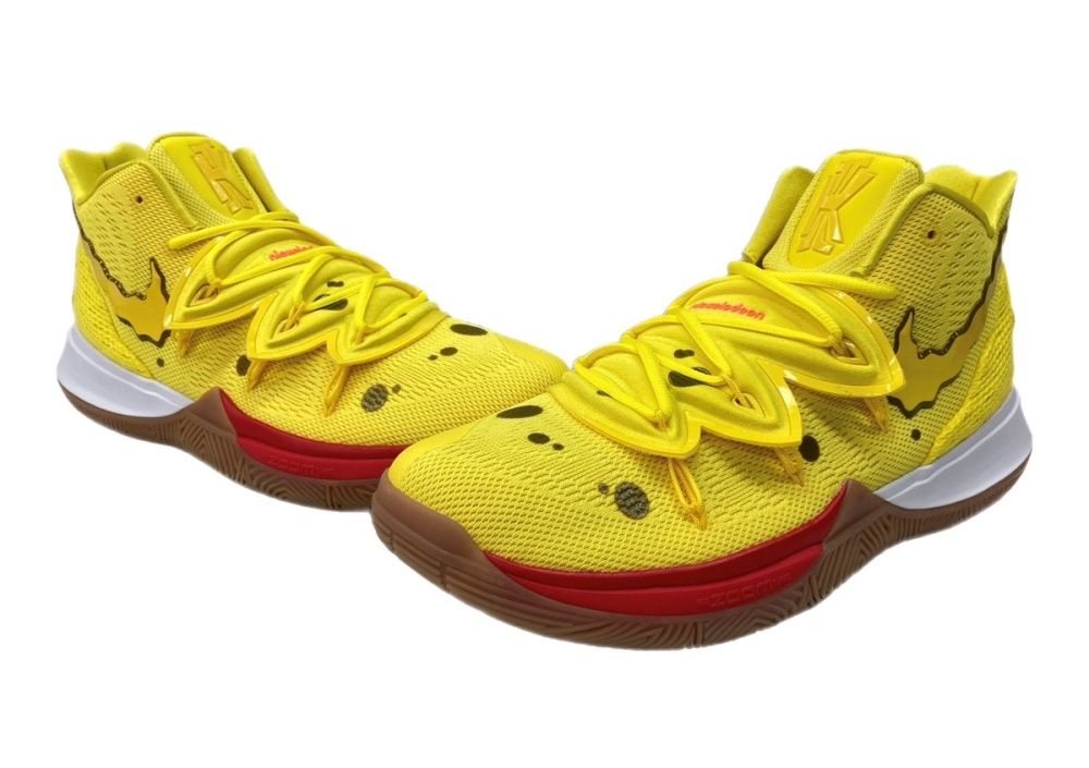 ナイキ NIKE 19年製 × Spongebob Squarepants スポンジボブ KYRIE 5 SBSP EP カイリー バスケ シューズ 黄 CJ6950-700 メンズ靴 スニーカー イエロー 31cm 104S-1303