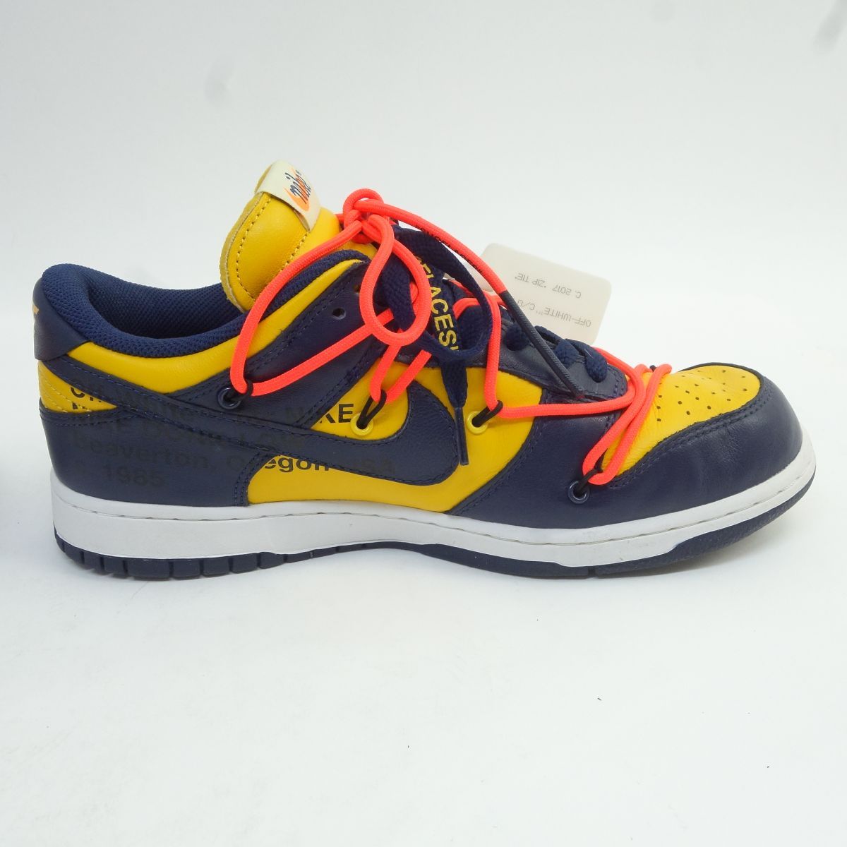 ナイキ OFF-WHITE × NIKE DUNK LOW LTHR 27cm 【公式通販】