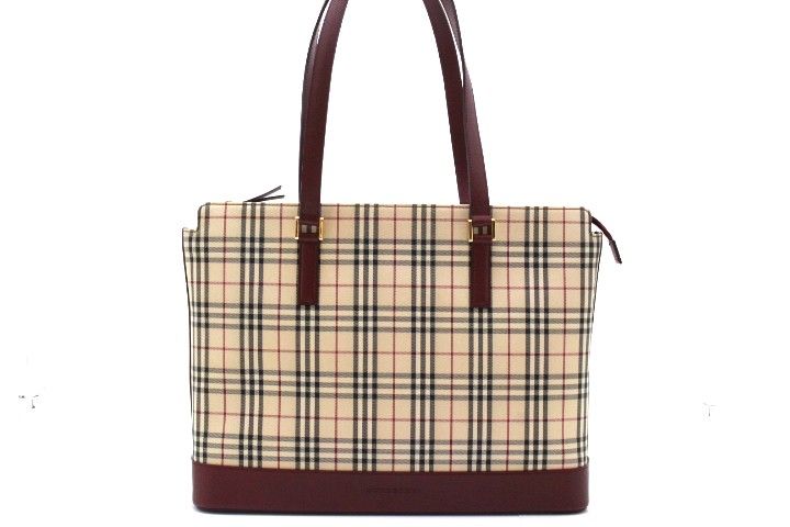 BURBERRY バーバリー バッグ ノバチェック トートバッグ トートバッグ