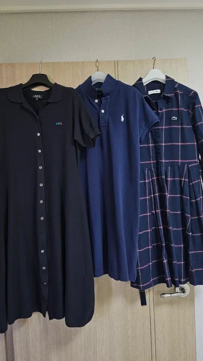 A P C ONE PIECE + POLO RALPH LAUREN POLO ONE PIECE + LACOSTE CHECK ONE PIECE