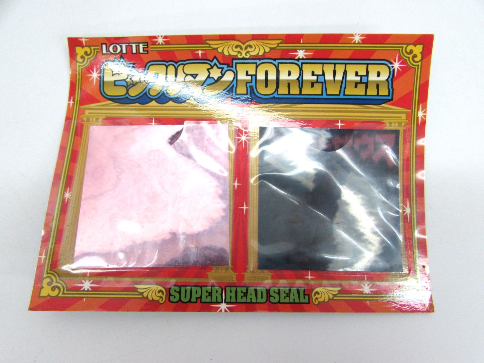 現状品 LOTTE ビックリマン FOREVER スーパーヘッドシール Pオリン 