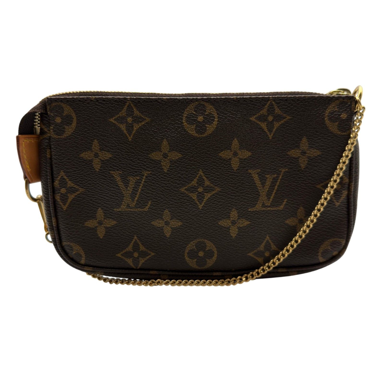 ルイ・ヴィトン LOUIS VUITTON ミニ ポシェット・アクセソワール M58009 ブラウン モノグラム/レザー レディース ハンドバッグ