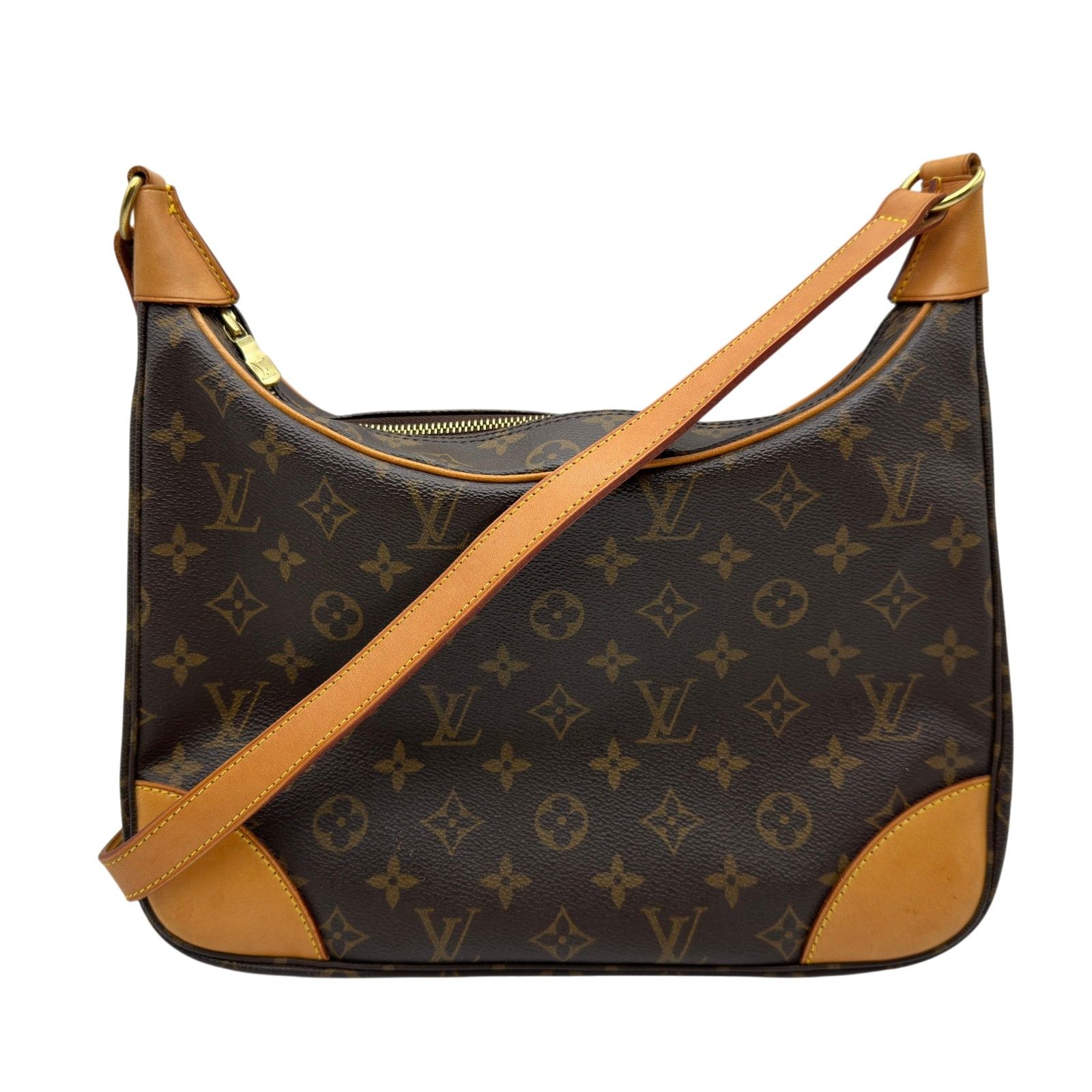 ルイ・ヴィトン LOUIS VUITTON ブローニュ30 M51265 ブラウン モノグラム/レザー レディース ショルダーバッグ