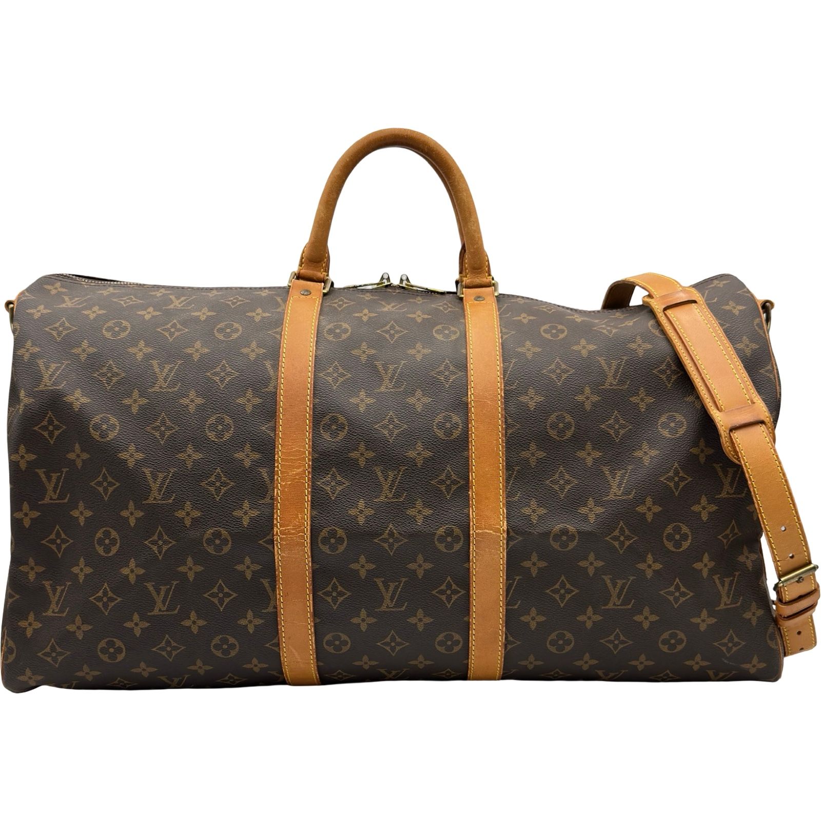 ルイ・ヴィトン LOUIS VUITTON キーポル・バンドリエール55 M41414 モノグラム ユニセックス ボストンバッグ