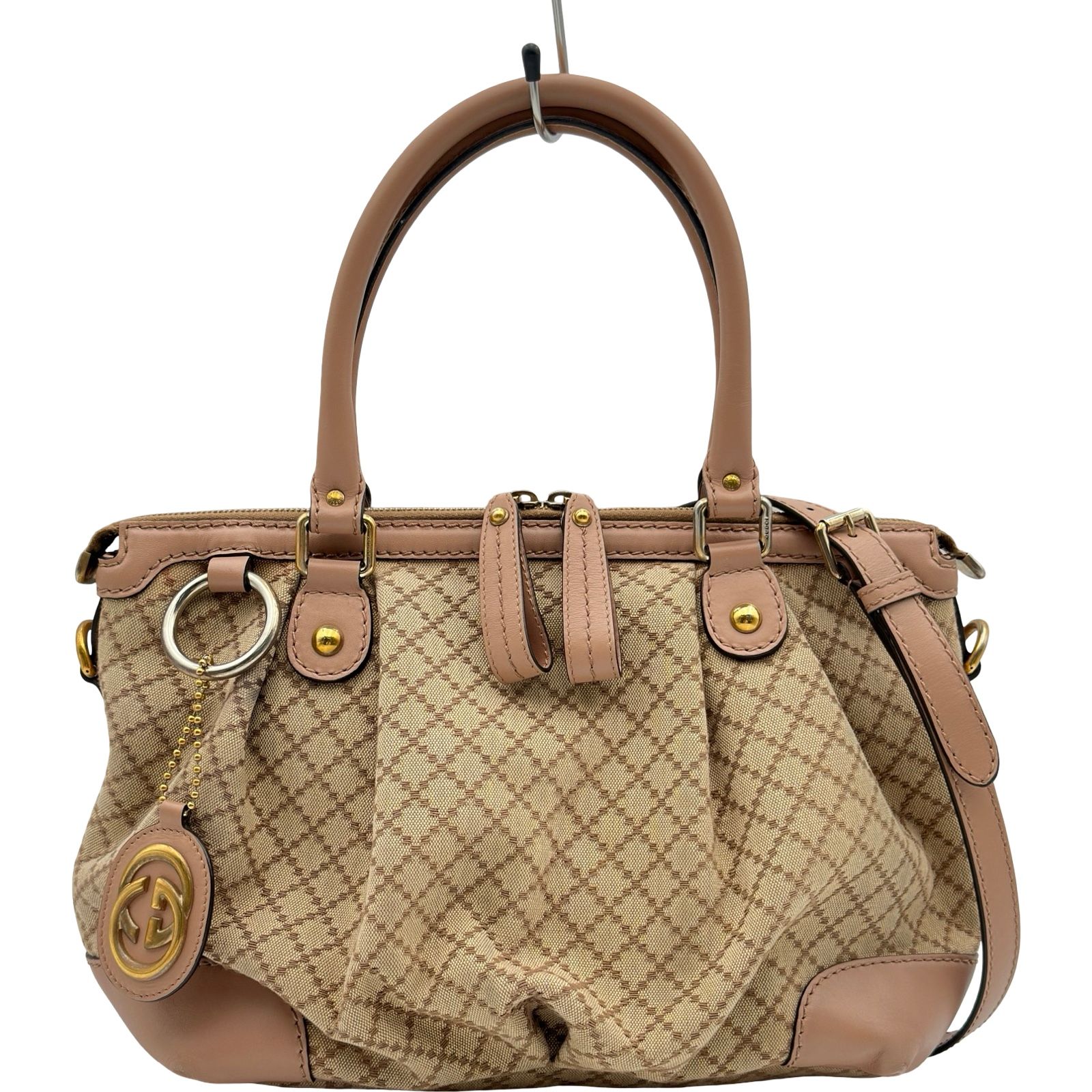 グッチ GUCCI ディアマンテ スーキー ハンドバッグ 247902 ピンク 