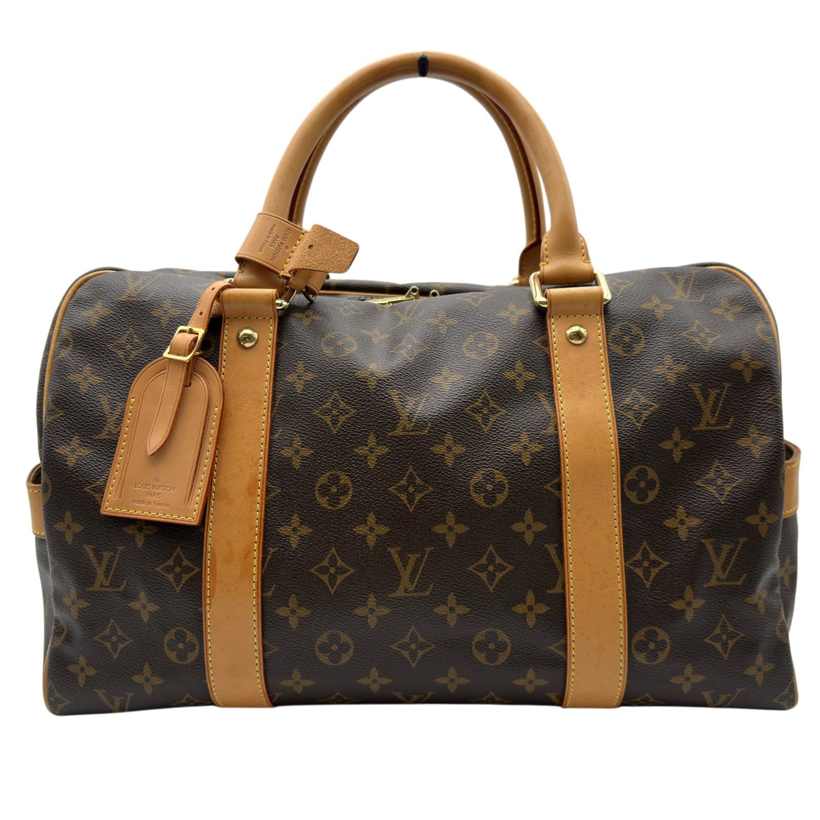 ルイ・ヴィトン LOUIS VUITTON キャリーオール M40074 ブラウン モノグラム/レザー レディース ボストンバッグ