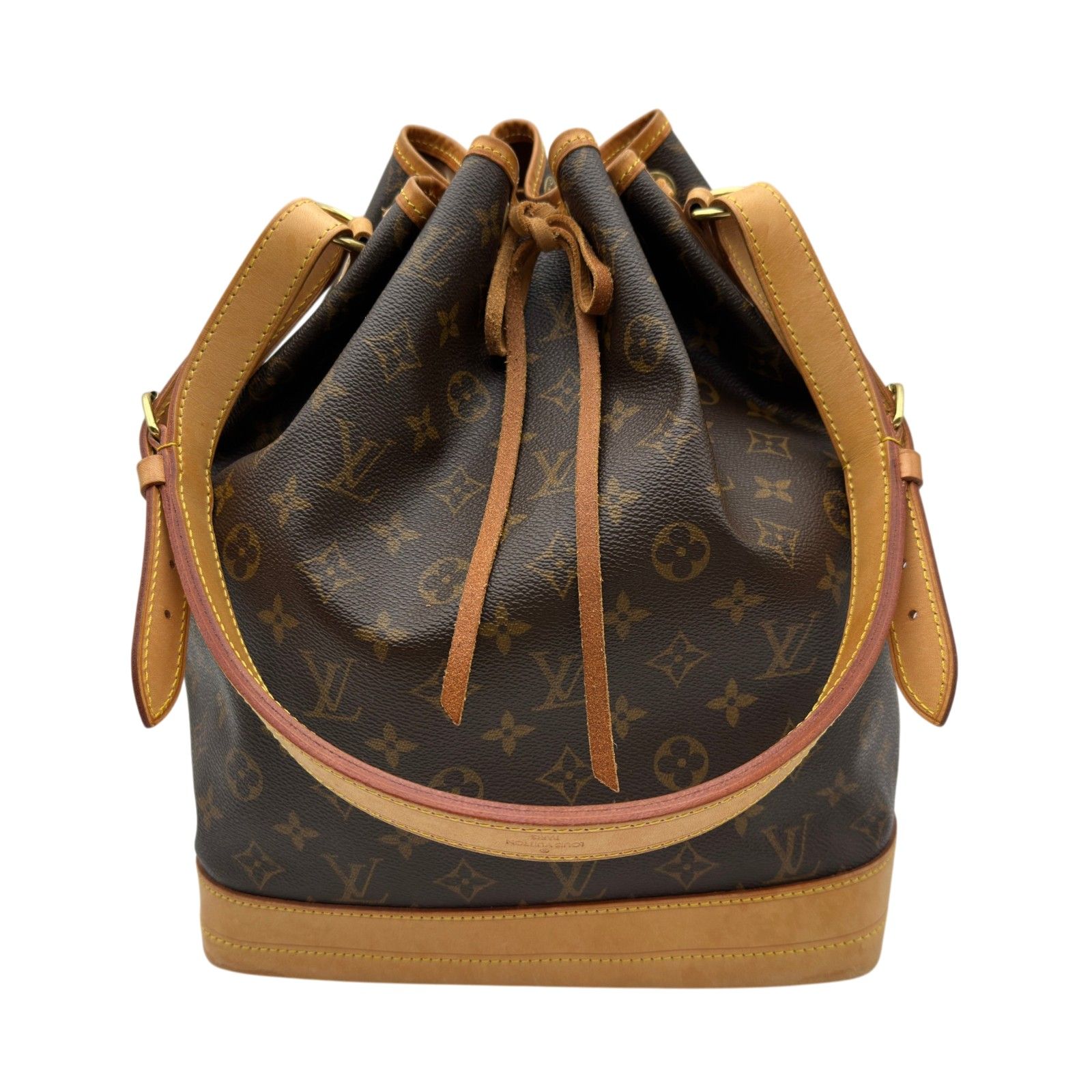 ルイ・ヴィトン LOUIS VUITTON ノエ M42224 ブラウン モノグラム/レザー レディース ショルダーバッグ