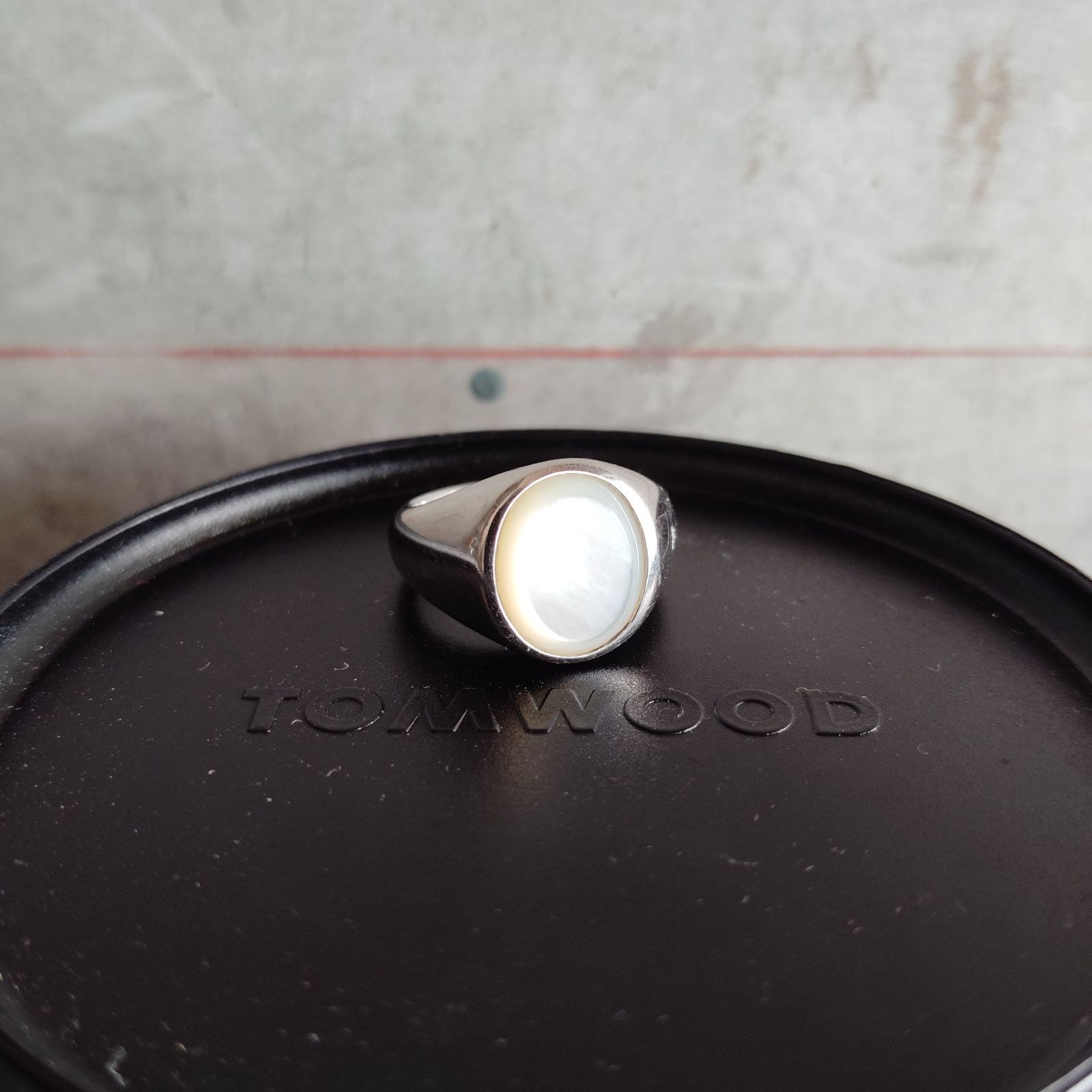 TOM WOOD Kim Ring White MOP 12号 トムウッド キムリング ホワイト 