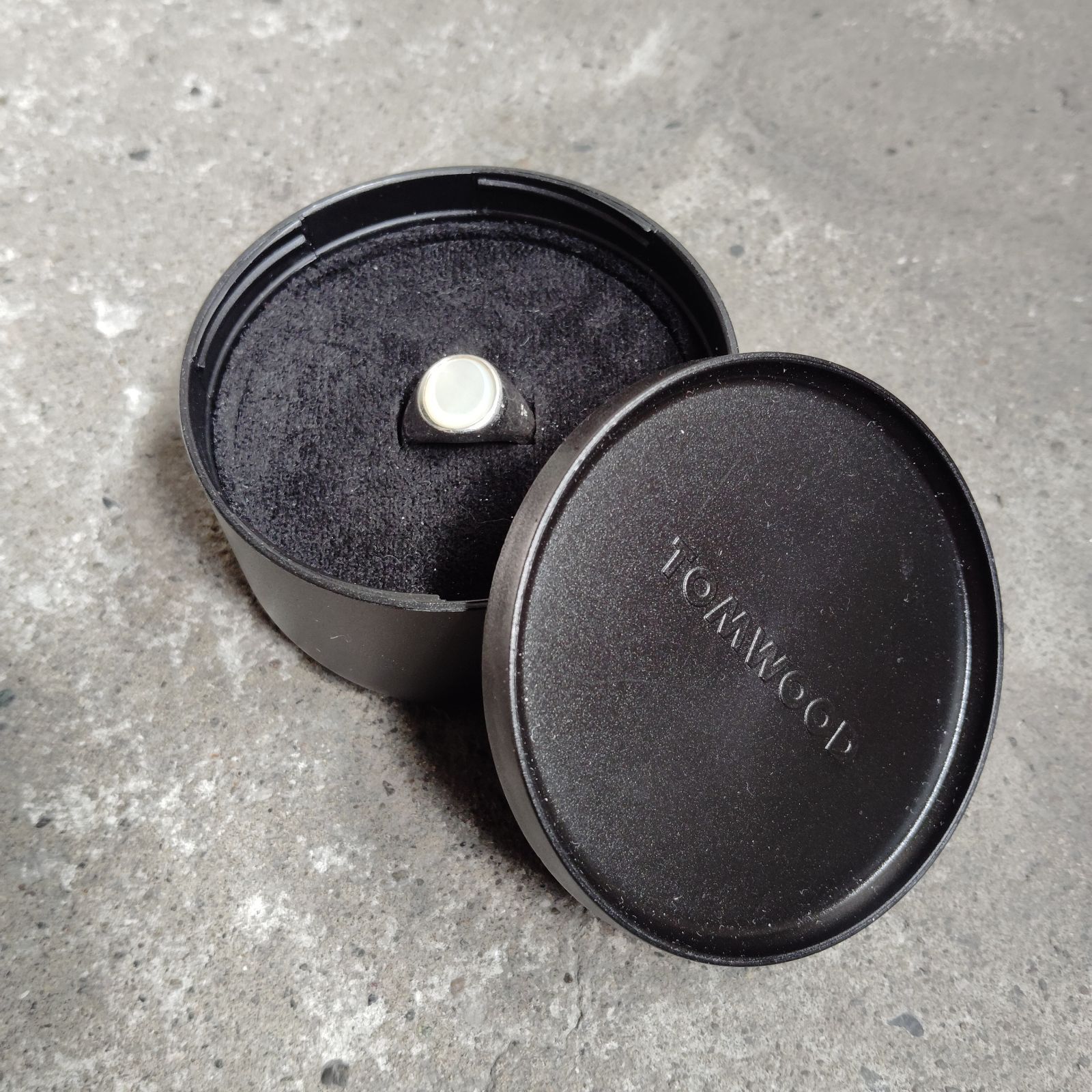 TOM WOOD Kim Ring White MOP 12号 トムウッド キムリング ホワイト 