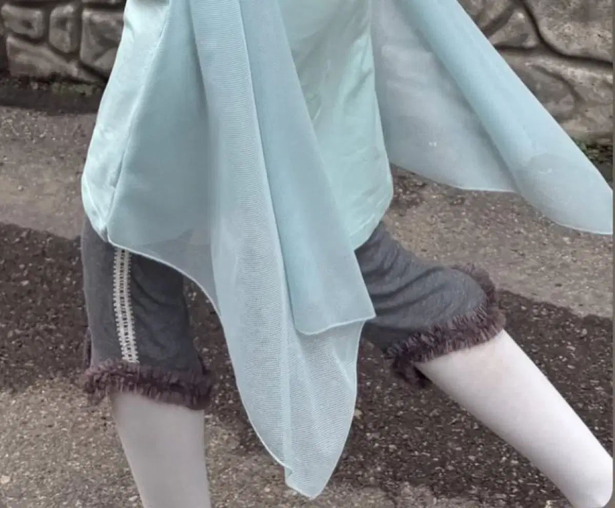 JiCHOI JX カプリ パンツ レギンス グレー 2 サイズ