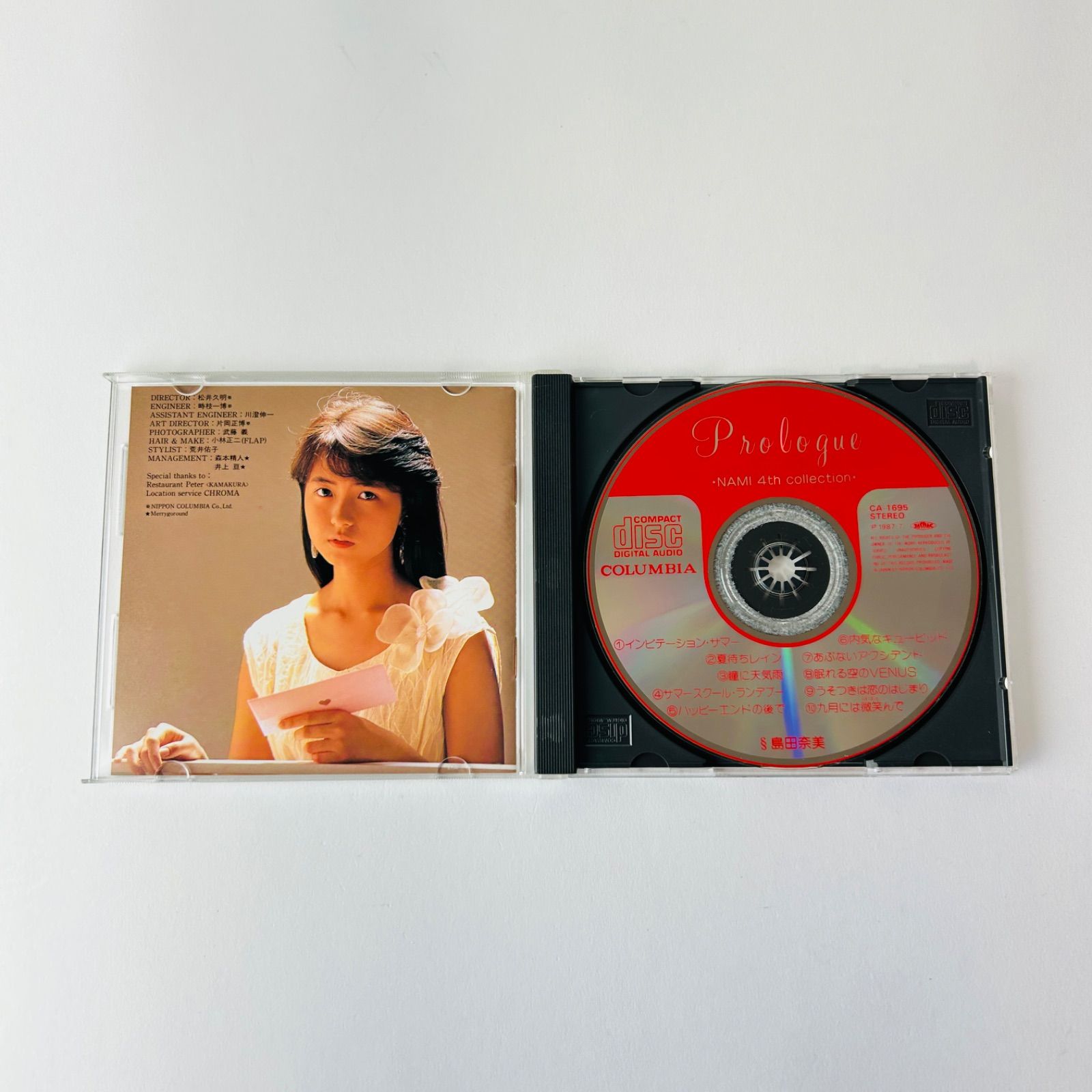 島田奈美 プロローグ Prologue 旧規格1987年盤/税表記無し[廃盤] (T26