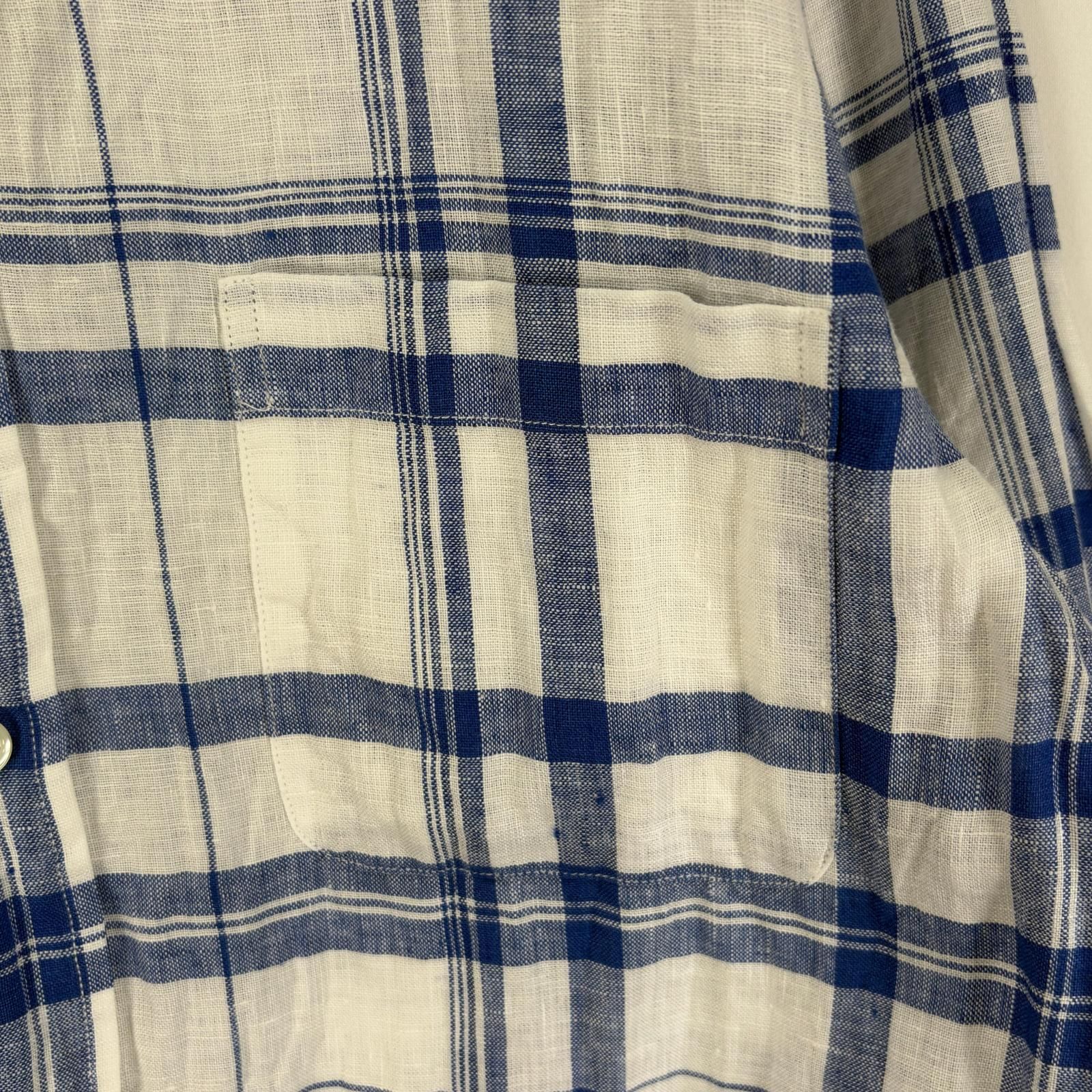 古着 ブルックスブラザーズ Brooks Brothers 長袖シャツ ボタンダウン 胸ポケット REGENT S ブルー系 チェック メンズ