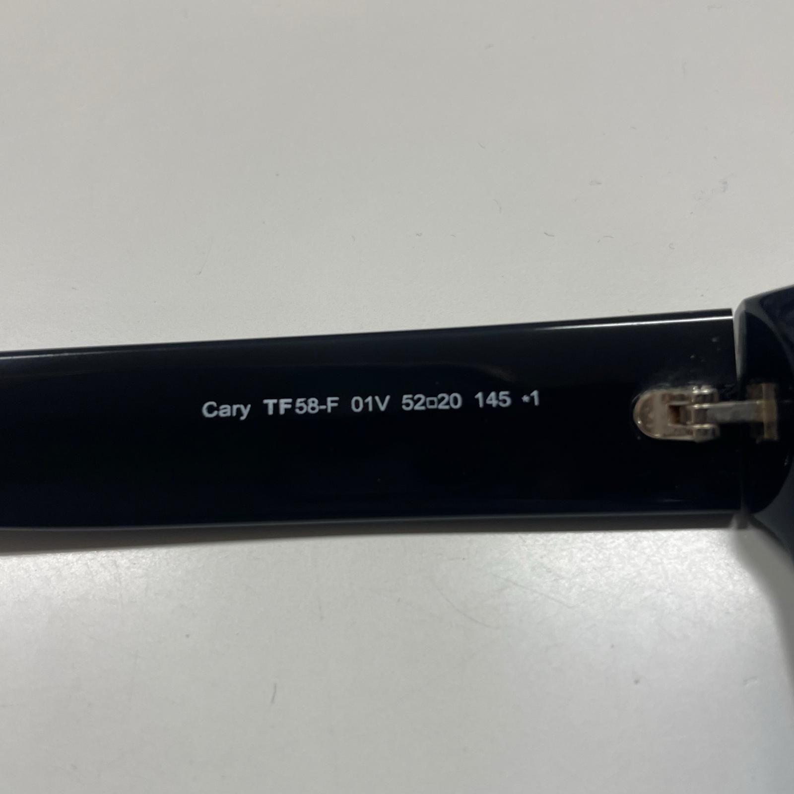 TOM FORD Cary キャリー サングラス トムフォード TF58-F ブラック 52 