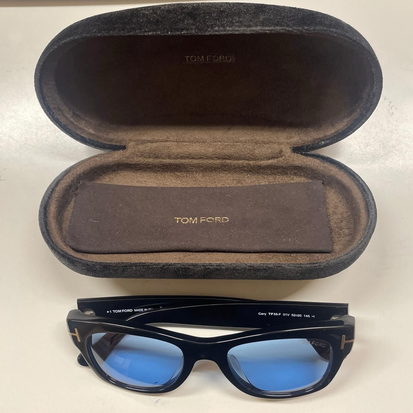 TOM FORD Cary キャリー サングラス トムフォード TF58-F ブラック 52