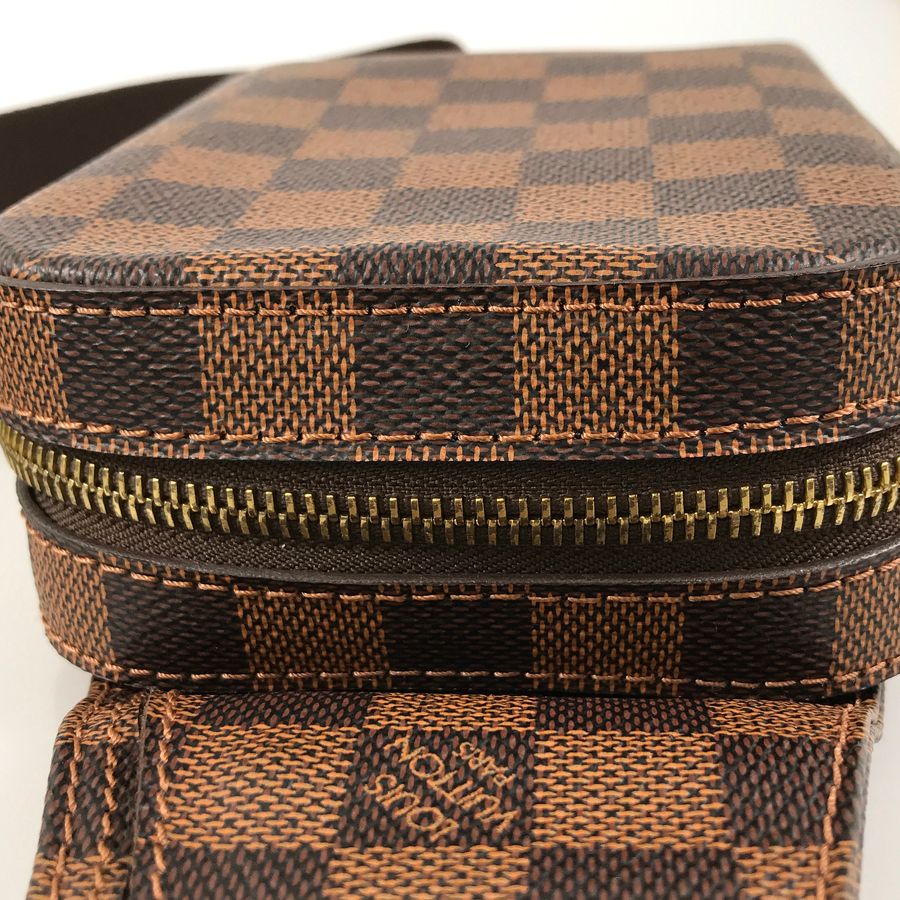 ルイ・ヴィトン LOUIS VUITTON ダミエ ジェロニモス N51994 PVC ボディ