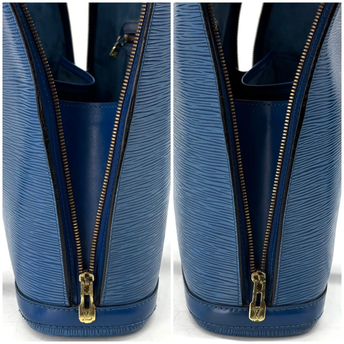 青は静かに語る】 LOUIS VUITTON トートバッグ エピ リュサック レザー