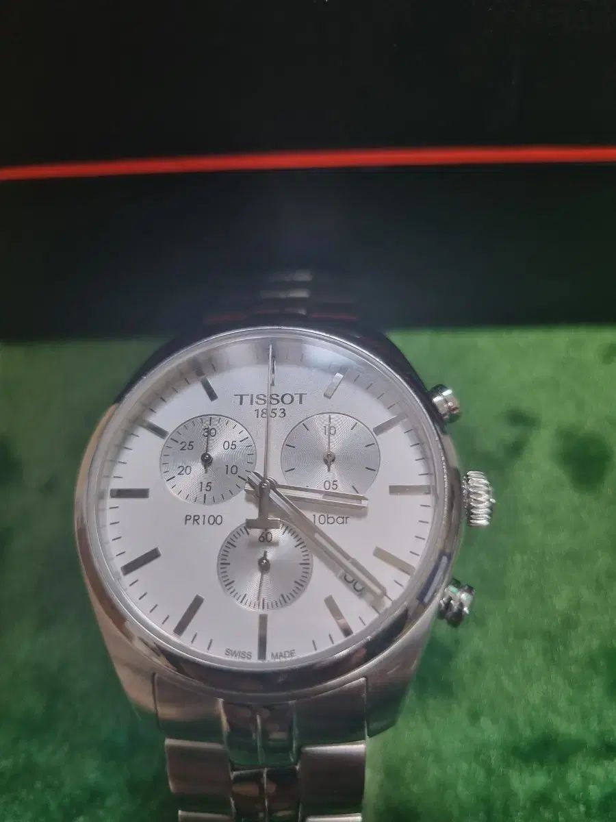 TISSOT ティソ PR100 クロノグラフ シルバー メンズ 腕時計