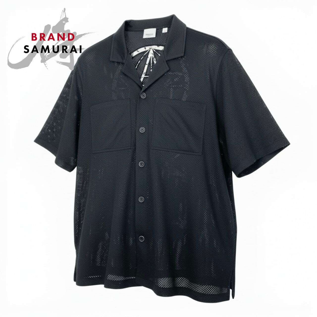 BURBERRY バーバリー バーバリーロンドンイングランド BASKETBALL JERSEY SHIRT ブラック ポリエステル 半袖シャツ メンズ A3-00106【中古】