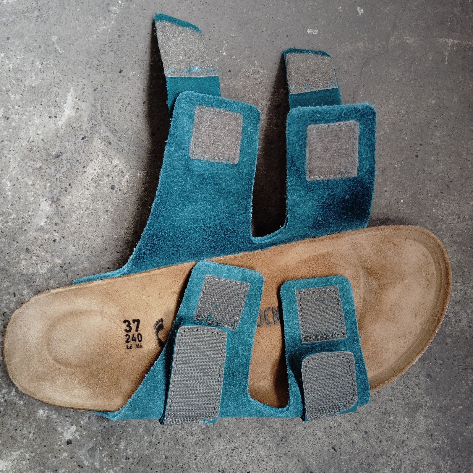 BIRKENSTOCK Uji ディープターコイズ 24cm ビルケンシュトック